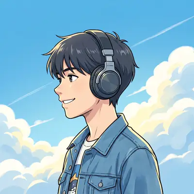 动漫头像·耳机少年